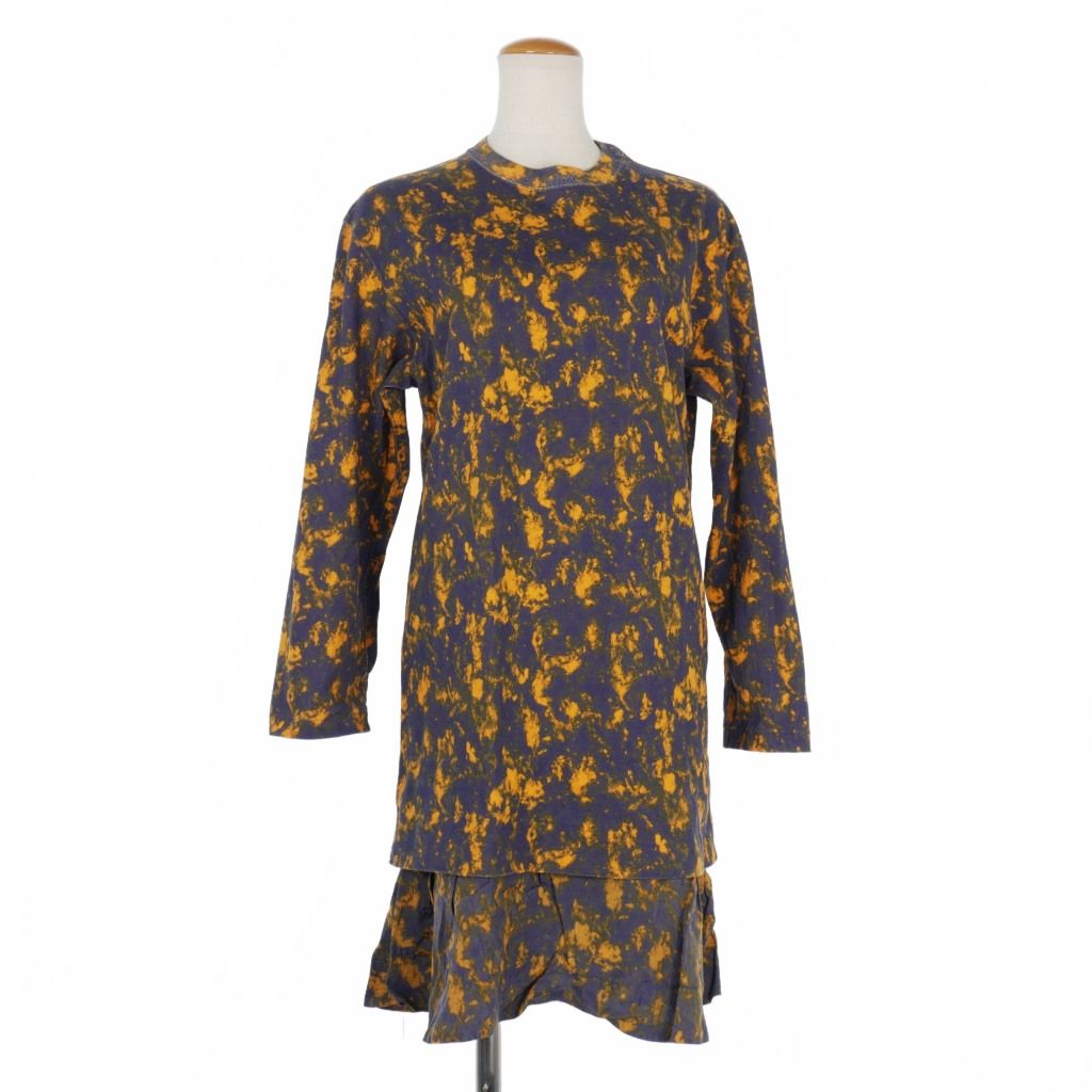 トーガ プルラ TOGA PULLA 19AW Marble print dress マーブル