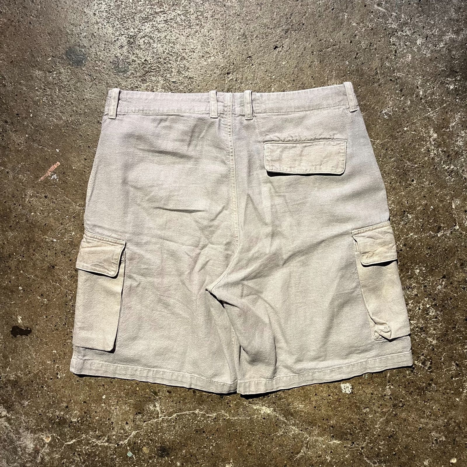 OUR LEGACY MOUNT SHORTS 48 アワーレガシー マウントショーツ カーゴ ハーフパンツ グレー コットンヘンプ