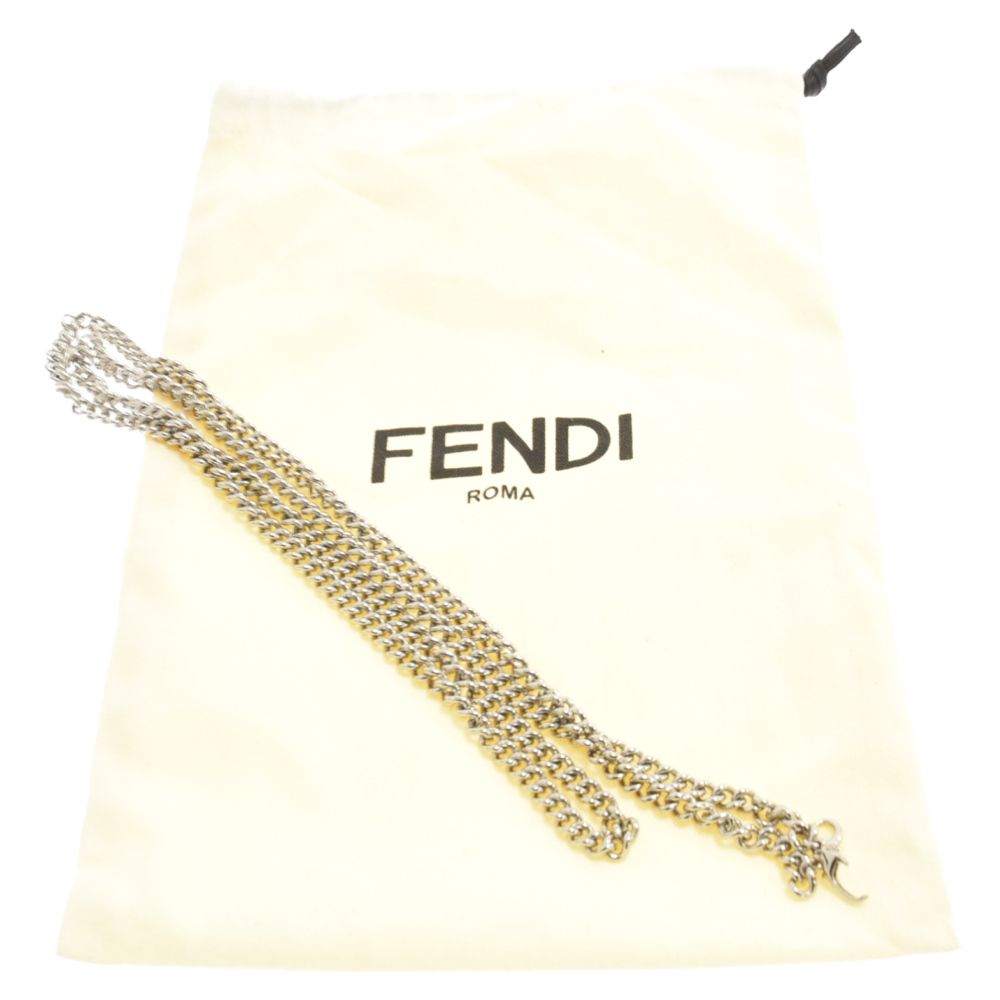 FENDI (フェンディ) WALLET ON CAHIN SMALL DIVISA 8BS024 チェーン  