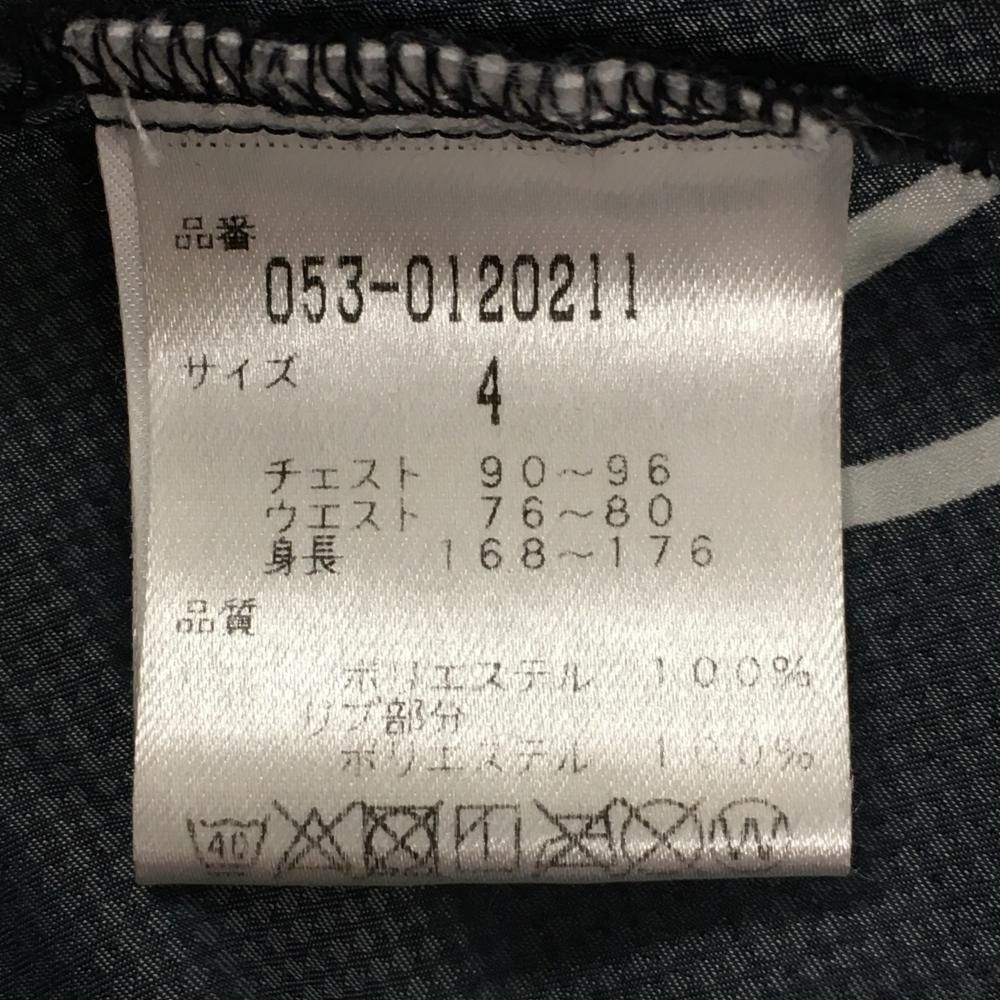 超美品】パーリーゲイツ ジャケットブルゾン ダークネイビー×白