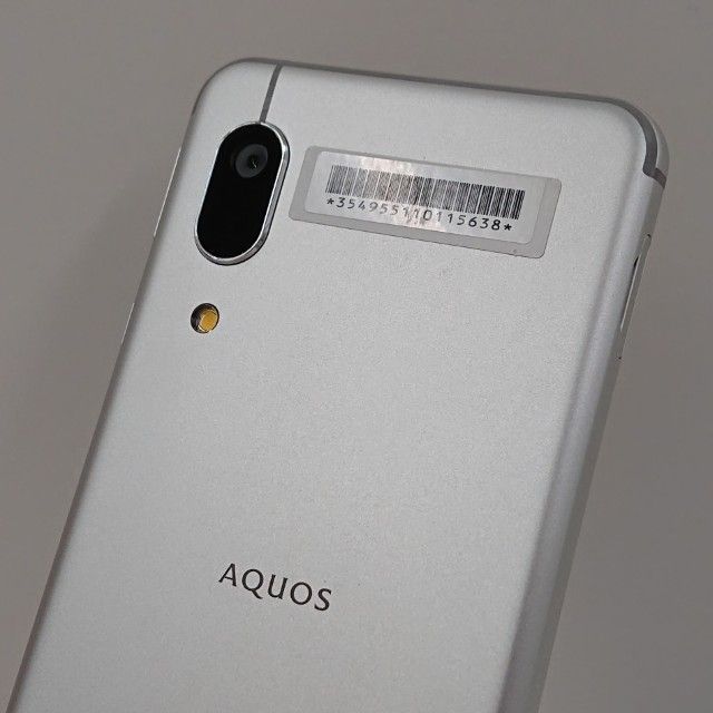 AQUOS sense3 basic SHV48 au シルバー 送料無料 本体 c15082 - メルカリ