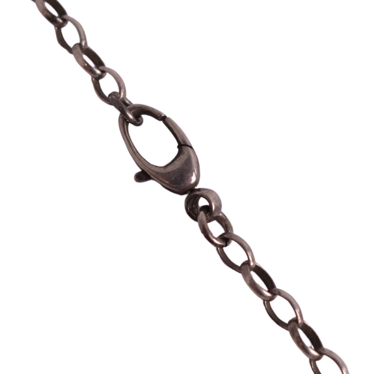 美品 グッチ GUCCI ネックレス ペンダント GG インターロッキング シル 