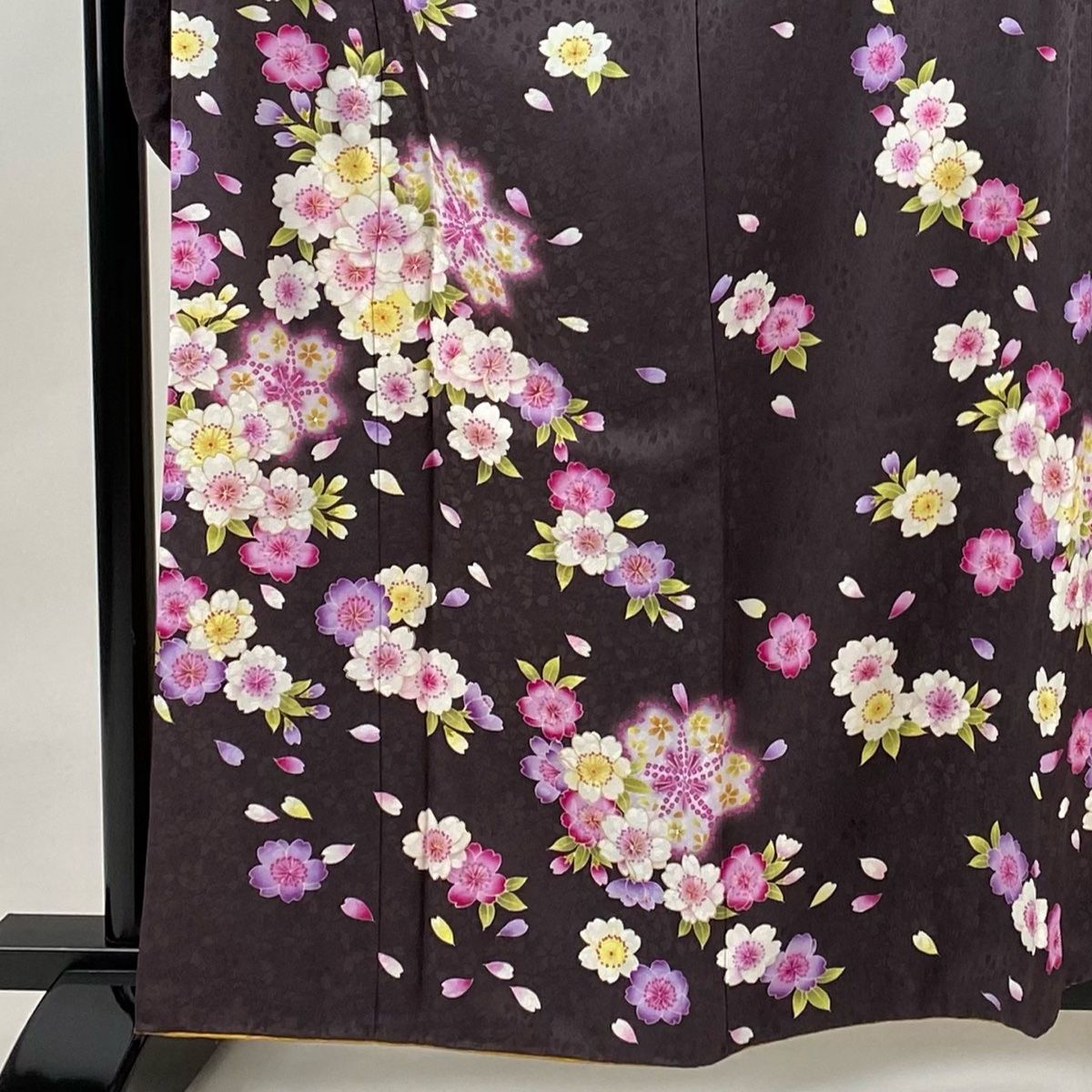 金彩 茶紫