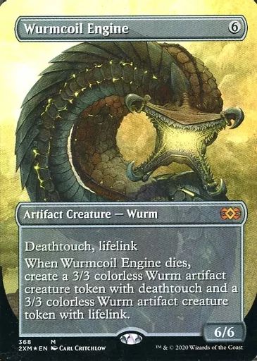 ワームとぐろエンジンWurmcoil Engine　foIL 日本語　ミラディン フルアート)ワームとぐろエンジン/Wurmcoil Engine《日本語》【2XM】