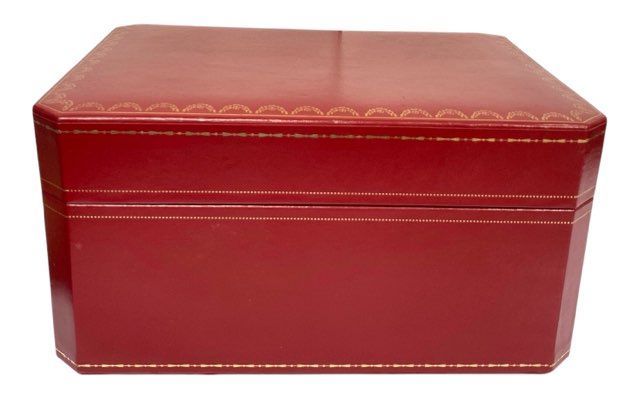 カルティエ ケース 時計用 空き箱 大きめ 2段 空箱 ボックス ジュエリーケース ジュエリーボックス BOX 付属品 化粧箱 BOX レッド 赤 Cartier 時計用ケース 箱 COWA0010