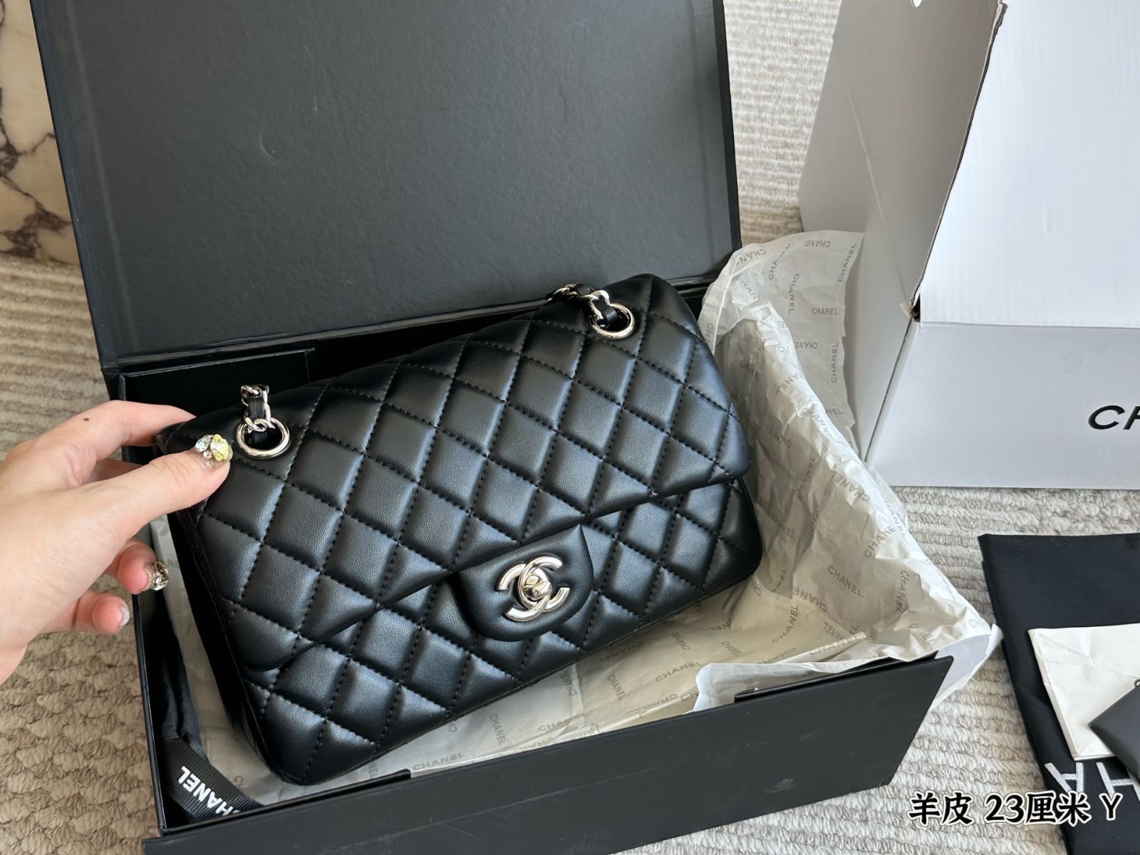 今日 Chanel CF Caviar Upgraded Version - シャネル CF カビア アップグレードバージョン-WTO輸入3
