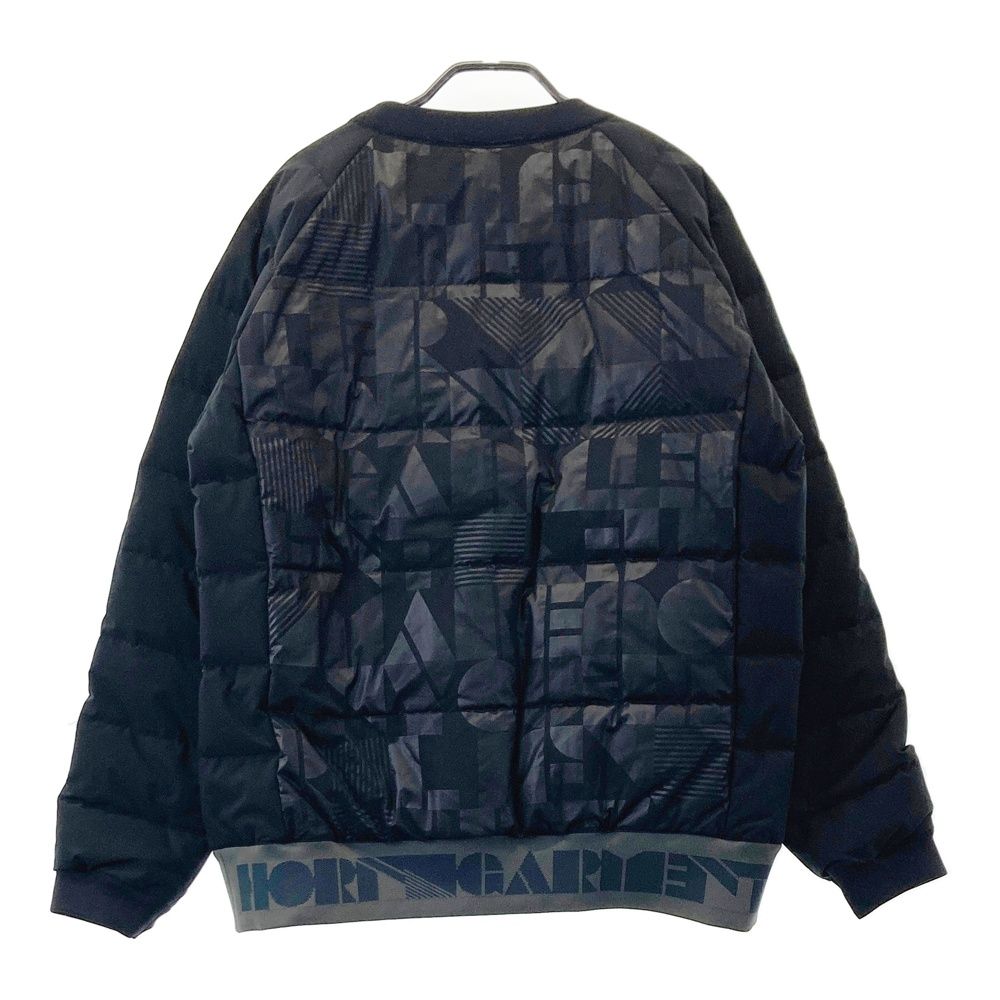 サイズ 48 HORN GMT ホーン ガーメント ダウン 長袖ブルゾン 総柄 ブラック系 240101533055 ゴルフウェア メンズ ストスト