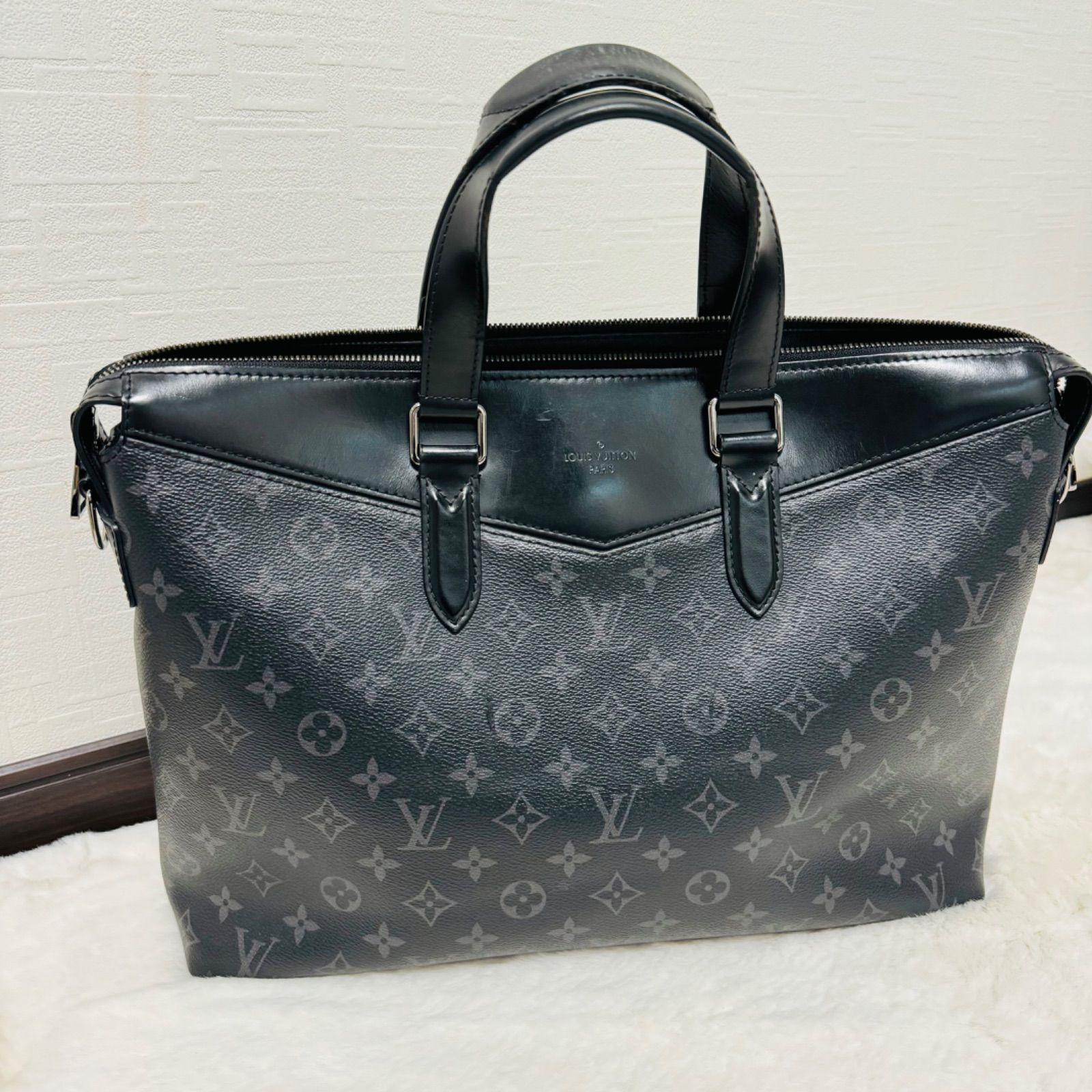 鑑定済】LV LOUIS VUITTON モノグラム ブリーフケース エクスプローラ