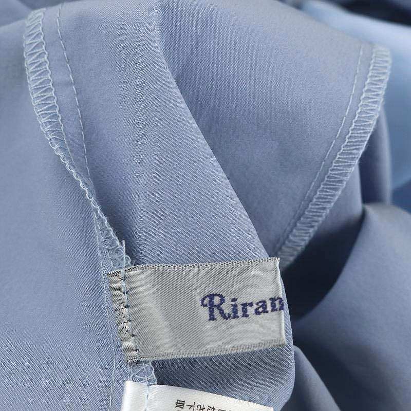 リランドチュール フレンチスリーブウエストリボンドッキングワンピース Rirandture（リランドチュール）の「フレンチスリーブウエスト
