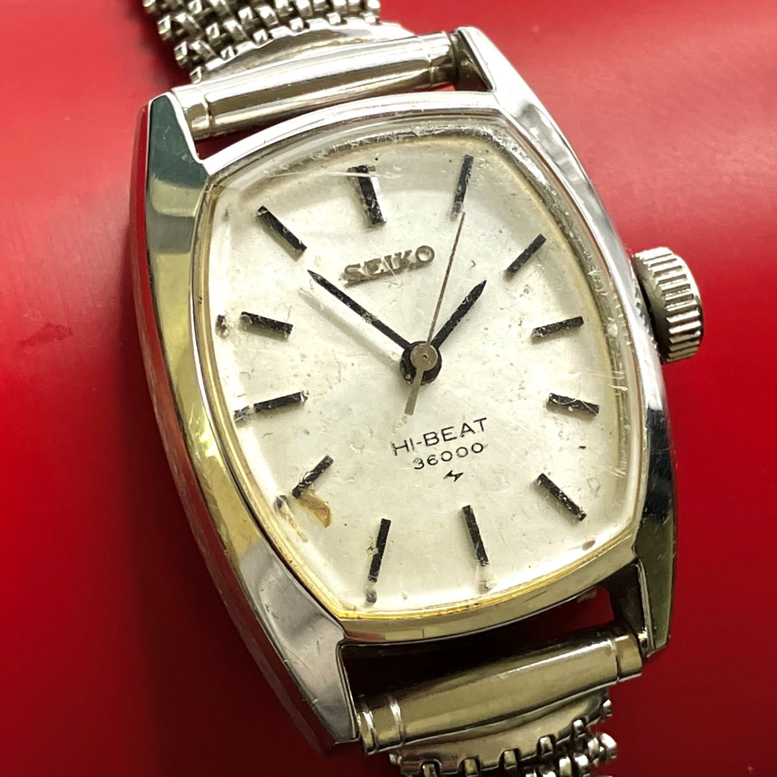 SEIKO ジャンク　セイコー　ハイビート36000　1944-0011　手巻き　シルバー　レディース　腕時計　SEIKO　　◆3114/高洲店