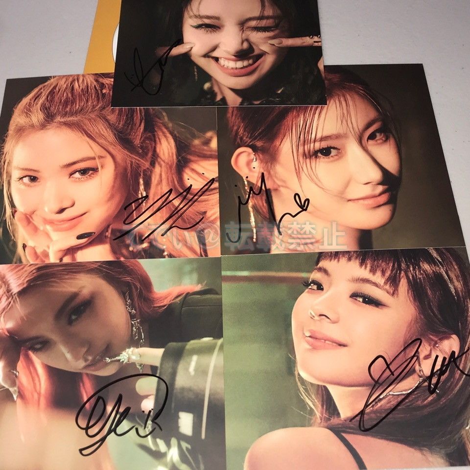 ITZY 直筆サイン「GUESS WHO」予約特典ポストカードセット