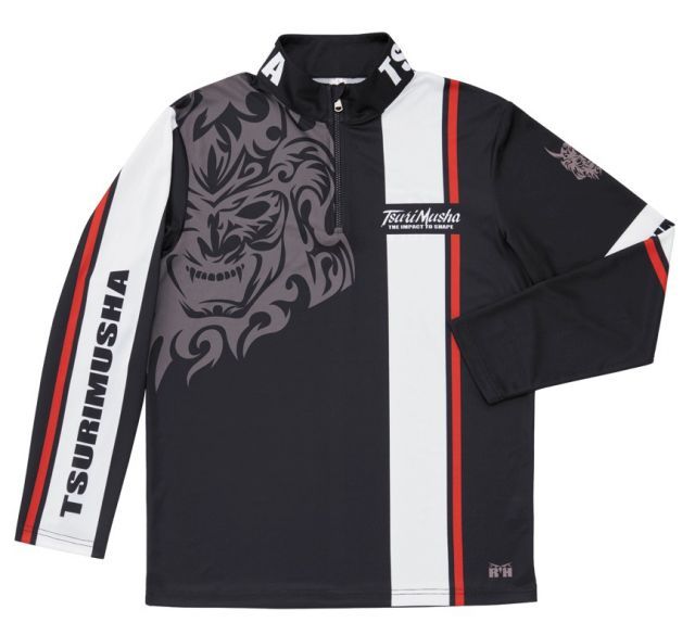 釣武者　シャツ バリージップシャツ | 磯釣りの釣武者 磯つり名人の技を形にした