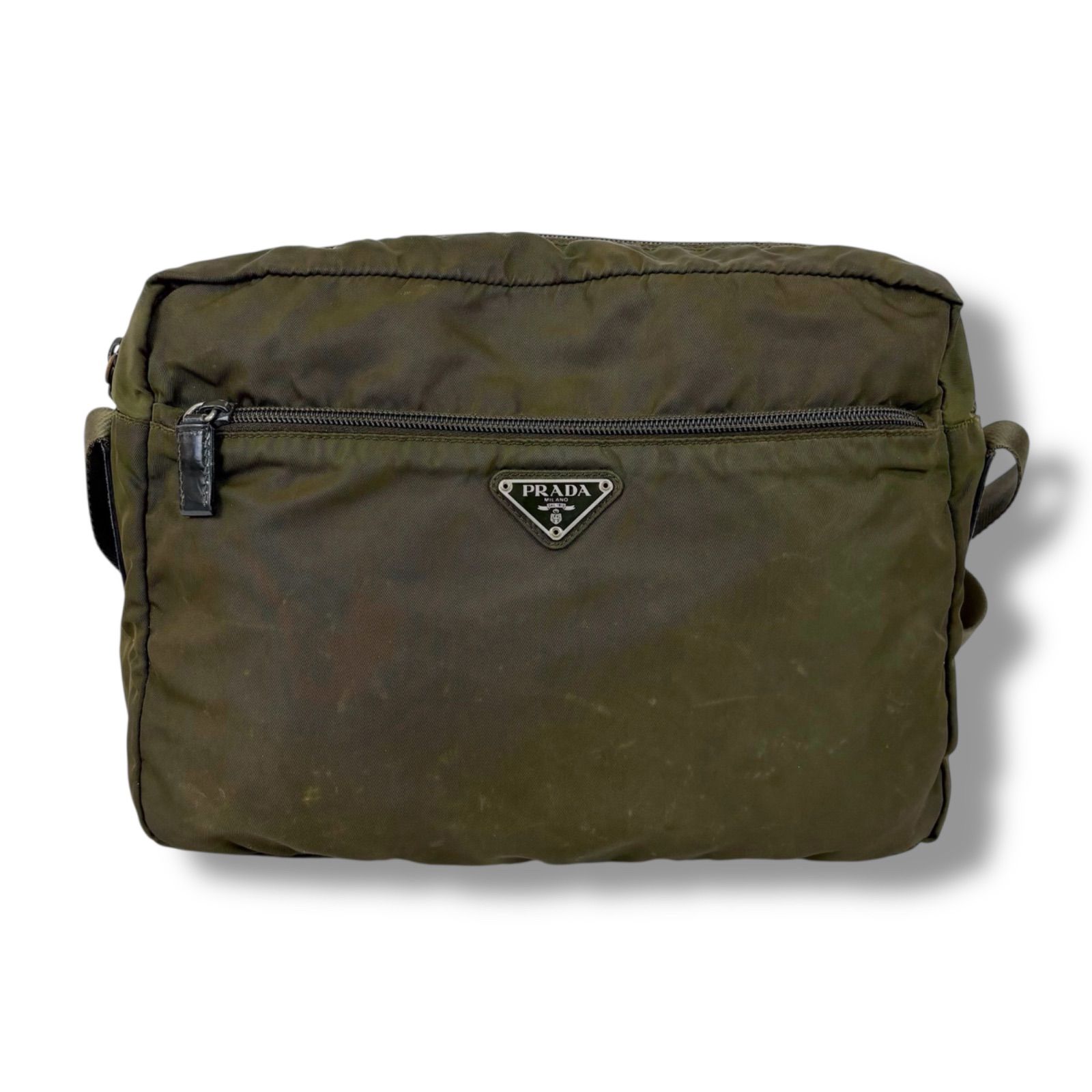 プラダ PRADA トライアングルロゴ テスート メッセンジャー ショルダー