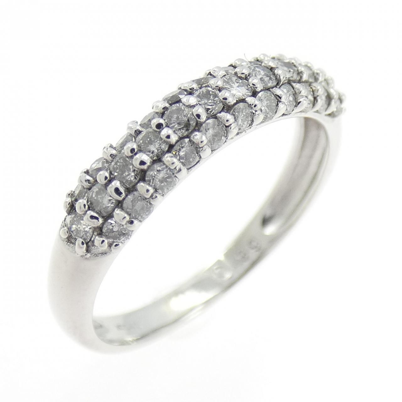 K10WG ダイヤモンド リング 0.39CT