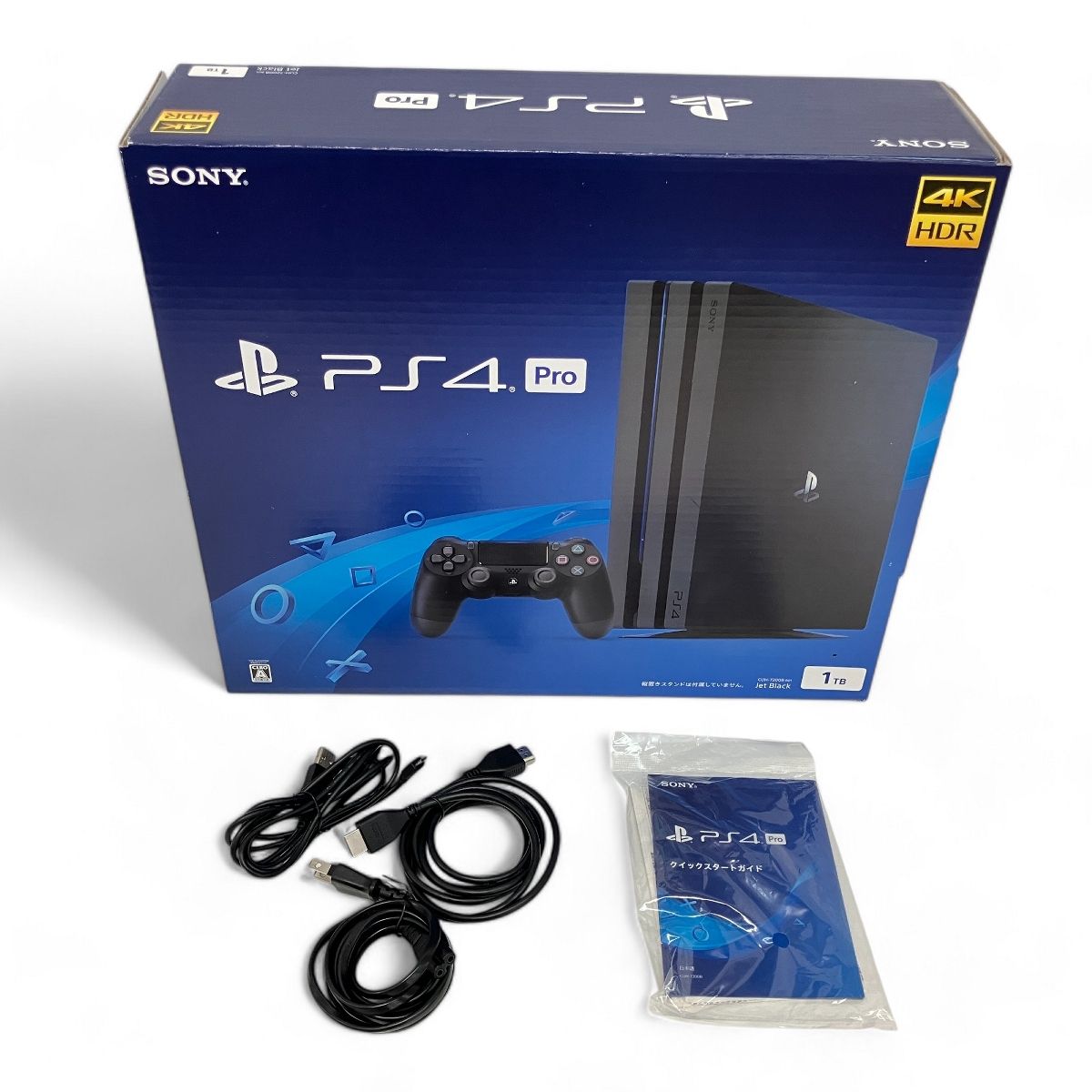 SONY CUH-7200B B01 PlayStation4 Pro 1TB 家庭用 ゲーム機 ジェットブラック PS4 プレステ4 ソニー 中古  Z9288400 - メルカリ