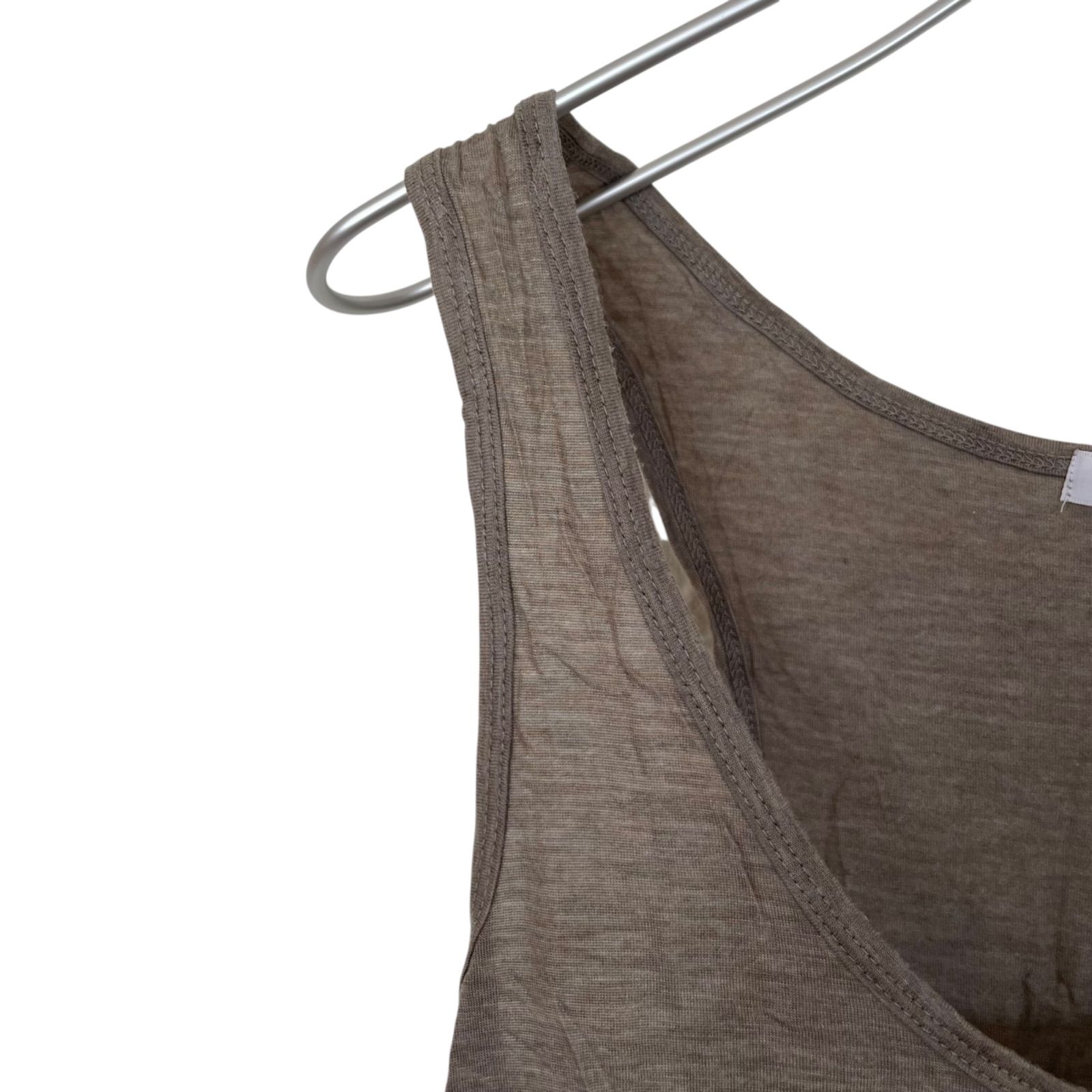 Z1415 LE CIEL BLEU ルシェルブルー タンクトップ グレー サイズF