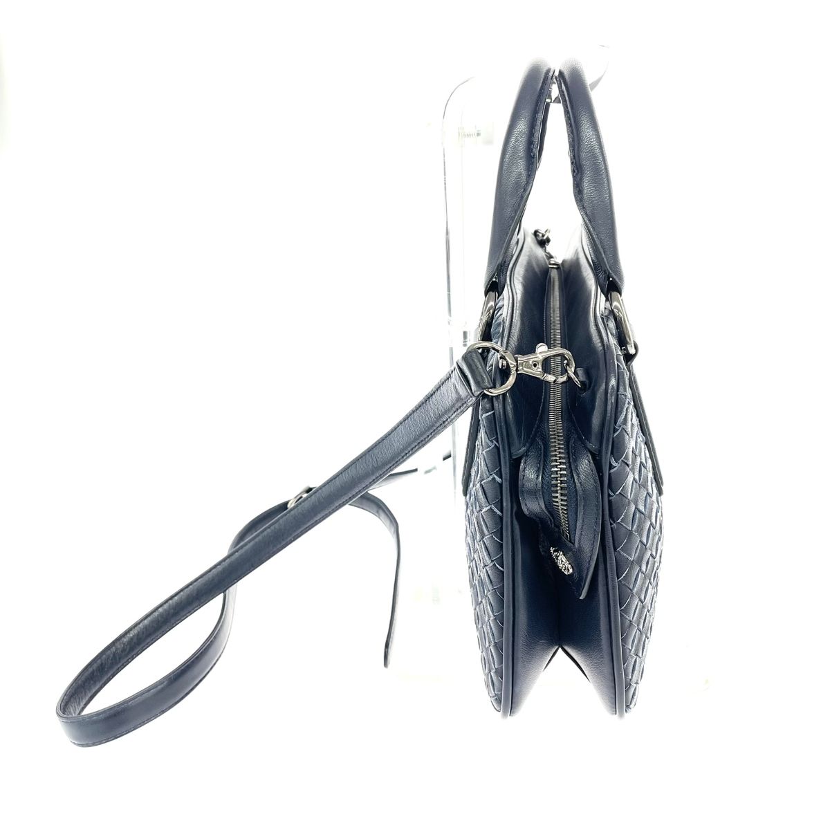 美品 ハマノ 2way ショルダーバッグ Hamano 牛革 軽い