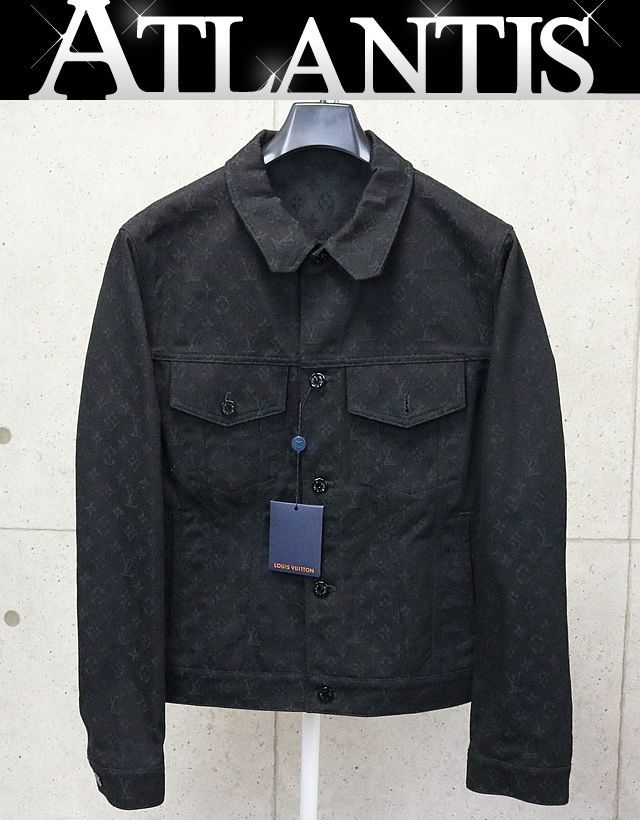 銀座店 新品 ルイヴィトン 20SS モノグラムデニムジャケット 黒