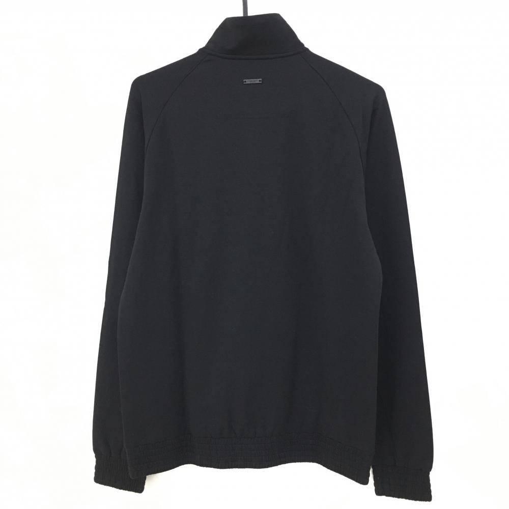 美品】マスターバニー ジャケットブルゾン 黒 ロゴシルバー 薄手