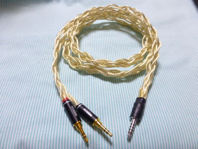 うーたん様 4芯ケーブル×3本ドッキング 12芯 3.5mm×2 - 4.4mm5 構成へ