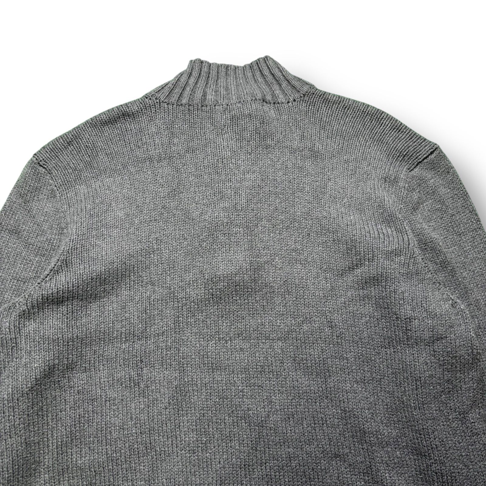 90's Polo by Ralph Lauren Henry Neck Cotton Knit Sweater 【XXL