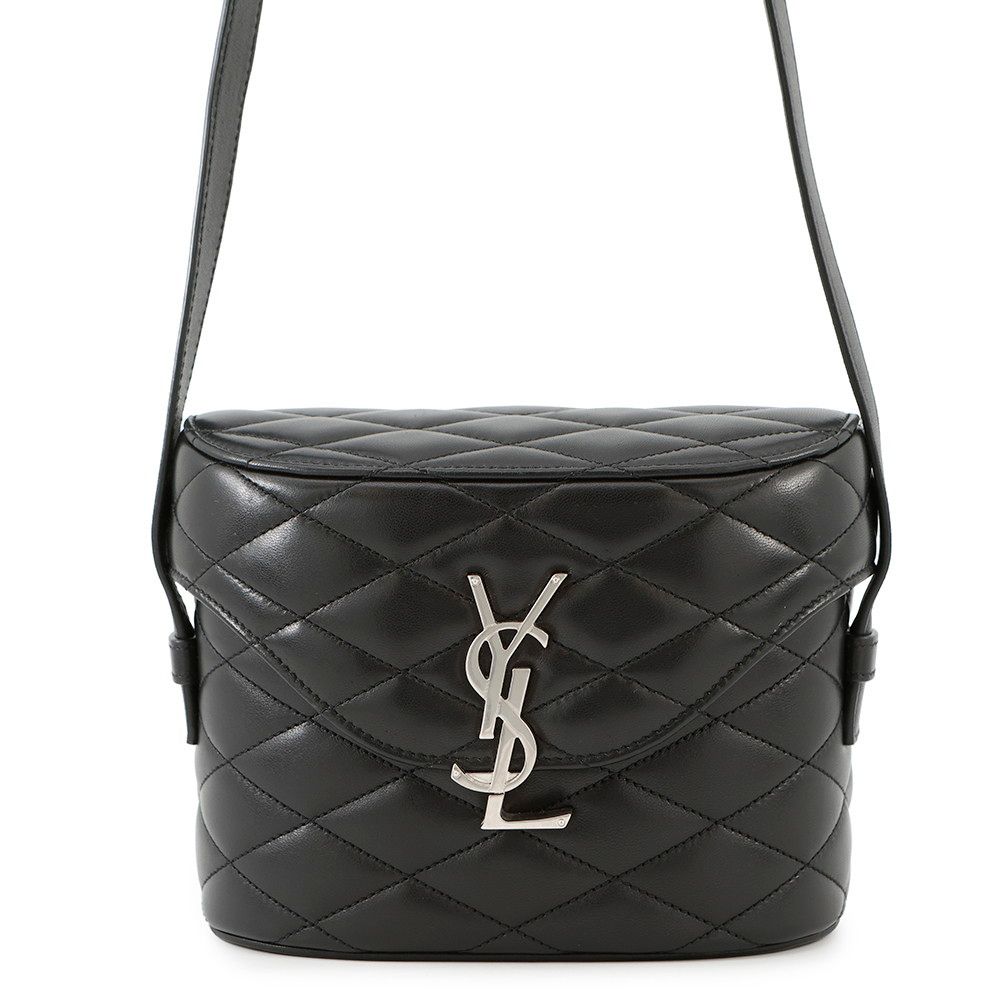サンローランパリ ショルダーバッグ ジューンボックス YSLロゴ 710298 SAINT LAURENT PARIS バッグ 黒