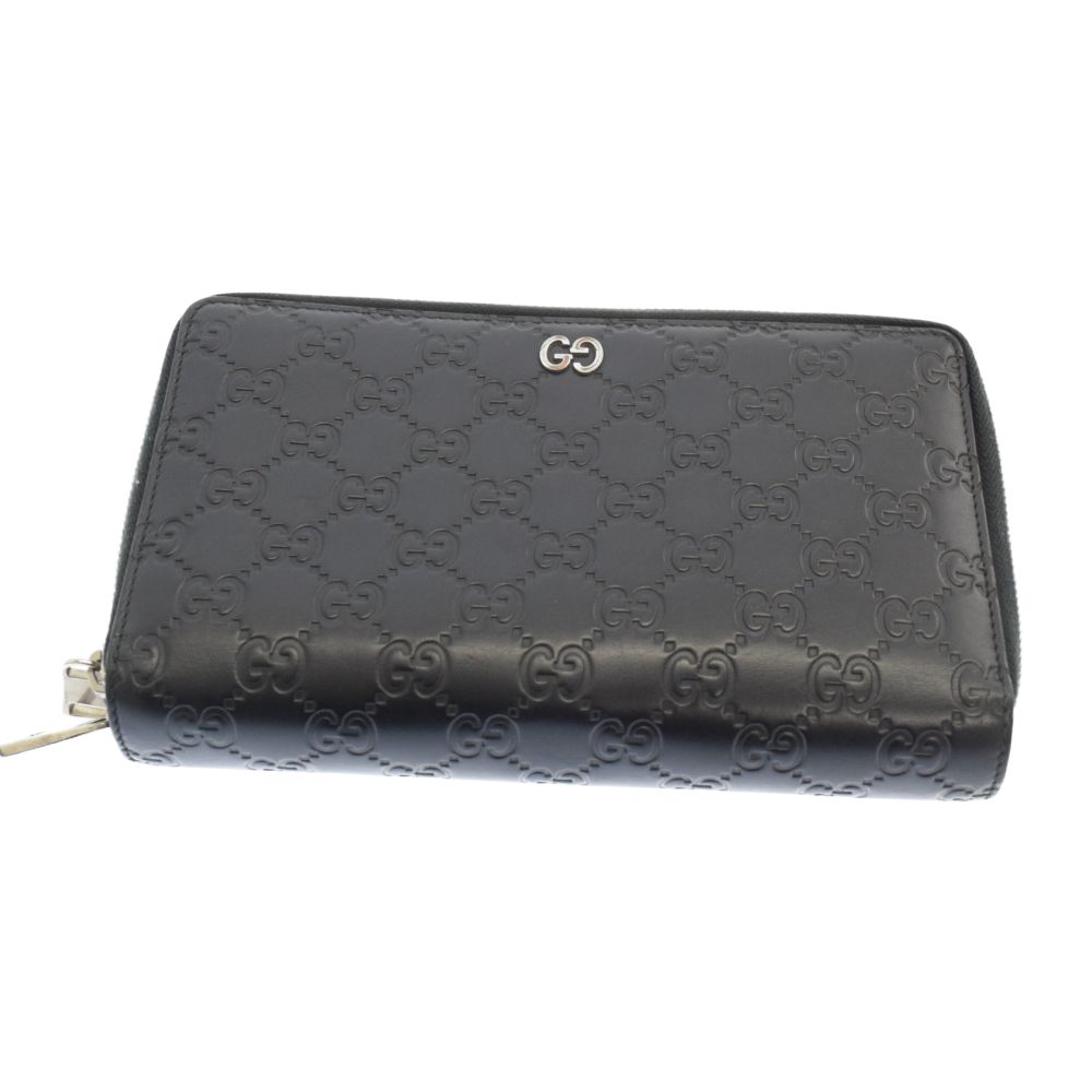 GUCCI (グッチ) グッチシマ ジップウォレット ラウンドファスナー長  
