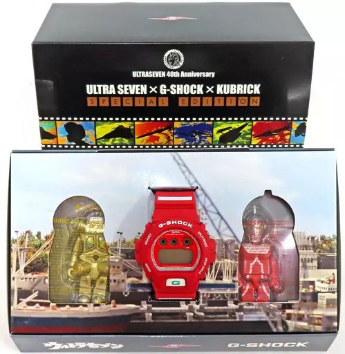 腕時計 懐中時計 キャラクター ウルトラセブン誕生40周年記念 G-SHOCK スペシャルエディション ウルトラセブン×G-SHOCK×キューブリック