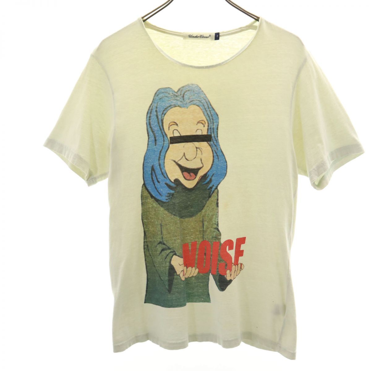 アンダーカバー 日本製 両面プリント 半袖 Tシャツ 2 イエロー UNDERCOVER メンズ 古着 【240320】
