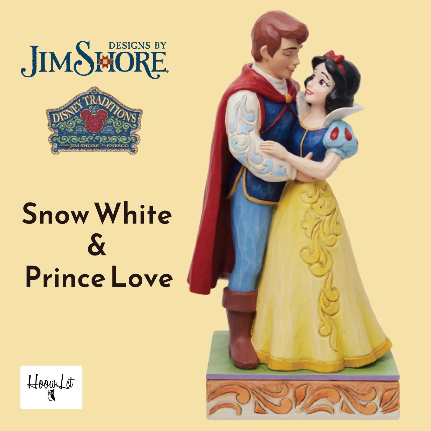 ディズニー プリンセス 白雪姫 フィギュア おしゃれ インテリア ジムショア Snow White & Prince Love  ディズニートラディション JIM SHORE 正規輸入品 プレゼント ギフト