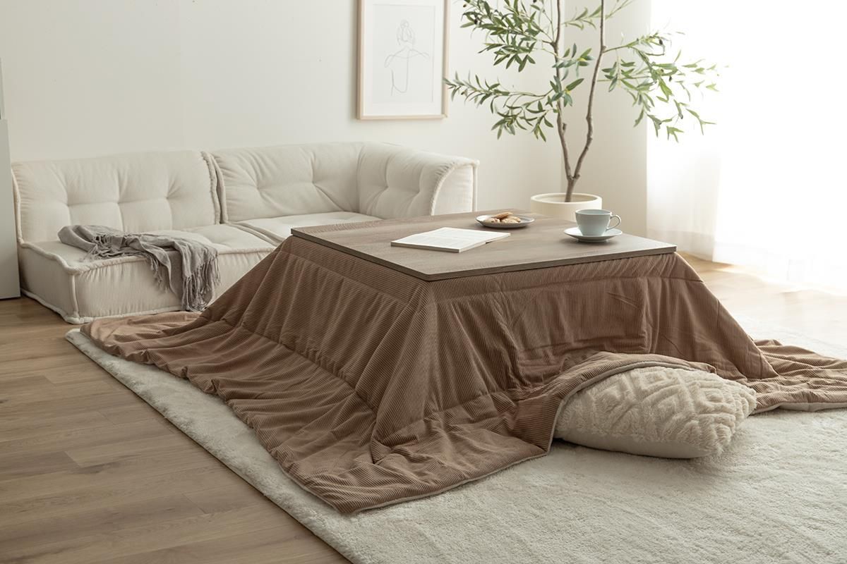 こたつ布団 掛敷セット 和柄 猫柄 長方形 約190×240cm 猫柄