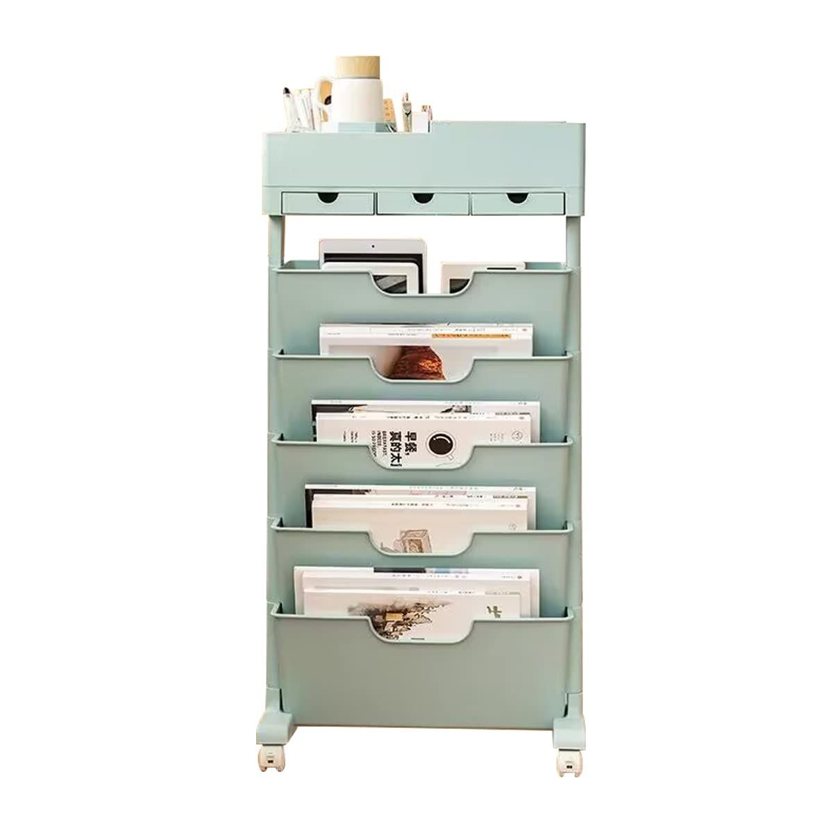 絵本棚 サイドウェーブ 可動棚3枚 60日発送 棚・シェルフ・ラック 木工