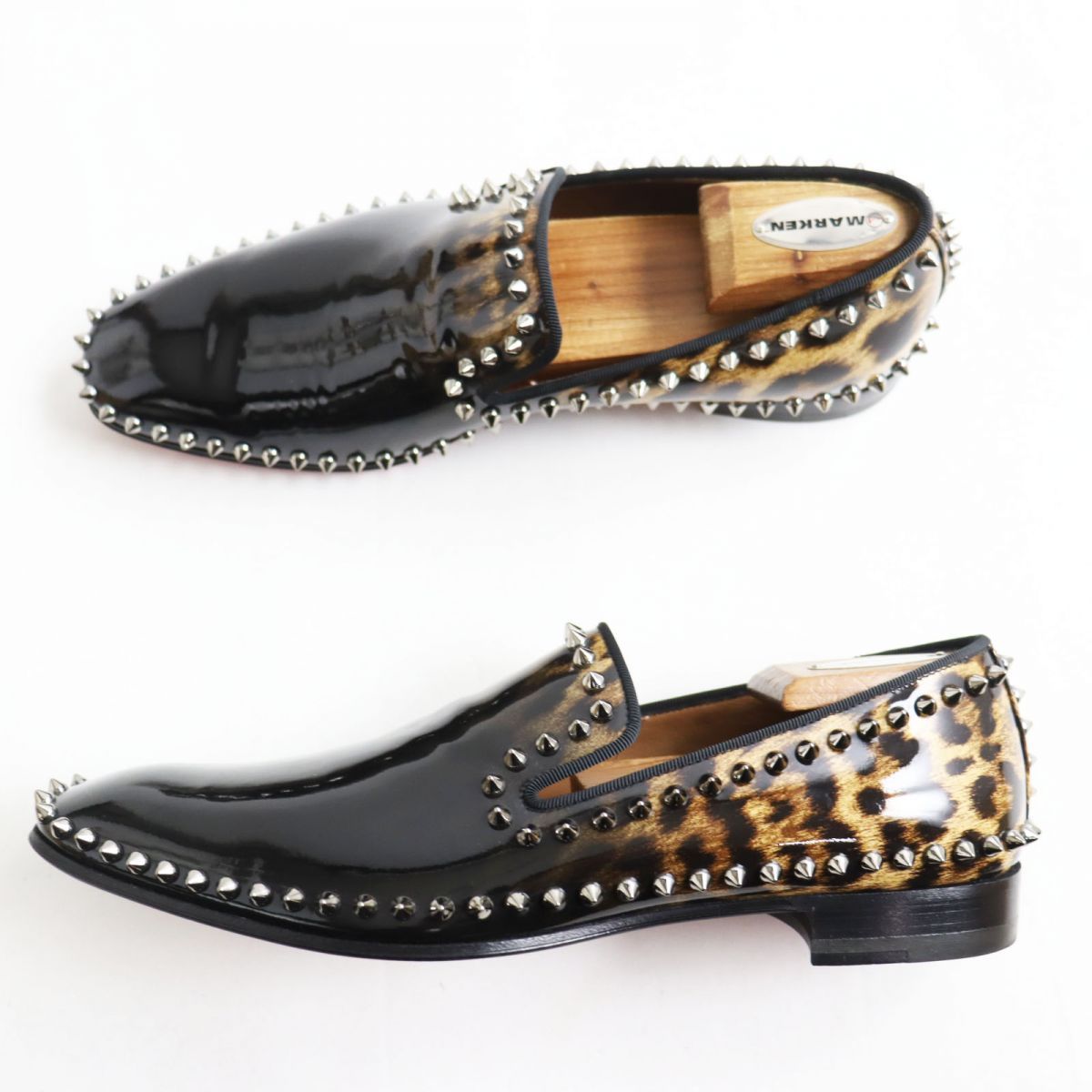 Christian Louboutin ルブタン レオパード フラットシューズ Christian Louboutin クリスチャンルブタン 靴 ハイカット