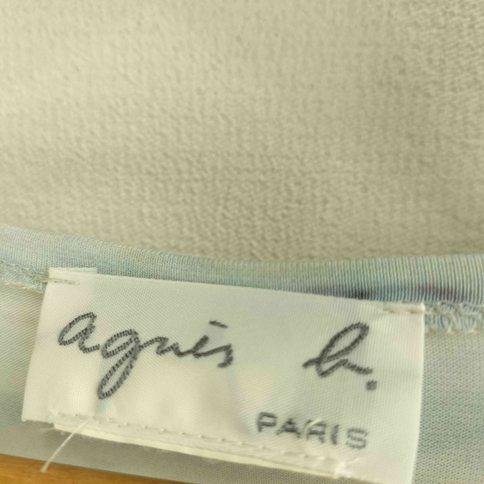 アニエスベー agnes b. PARIS 転写フォトプリント ロング