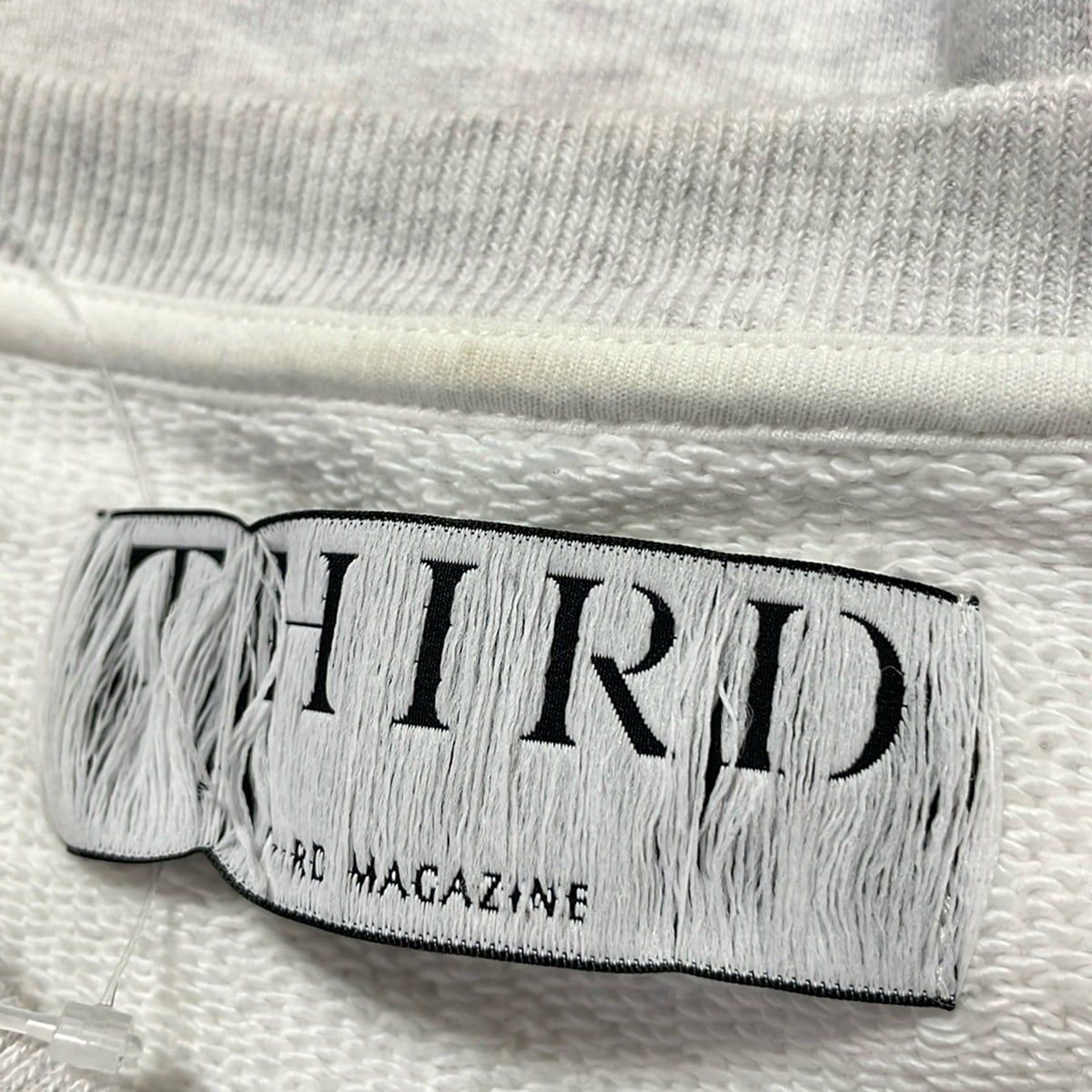 美品】THIRD MAGAZINE ビッグロゴ裏毛スウェット サードマガジン