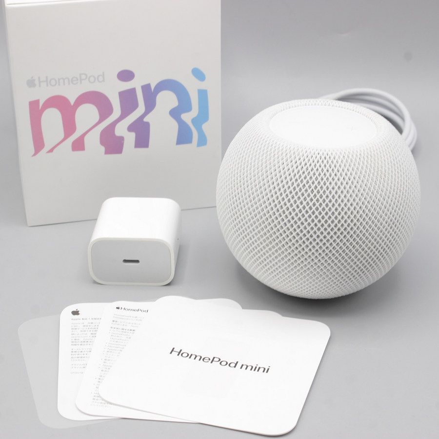 品〕 HomePod mini ホワイト MY5H2J／A【258】 購入 Apple HomePod