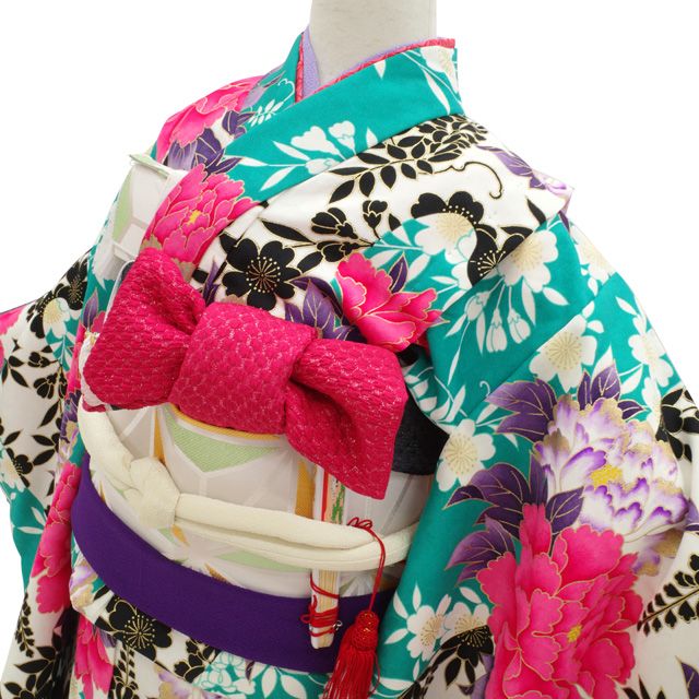 【中古】七五三　女子　着物フルセット 楽天市場】【中古】 七五三 7歳 女の子 着物 フルセット