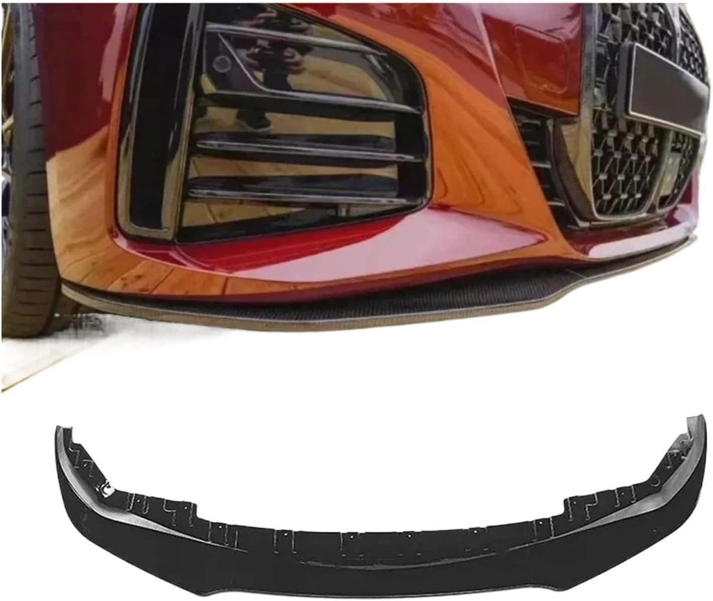 BMW 4シリーズ 4ドア G26 3段式MPスタイル フロントリップスポイラー 自動車 2021-