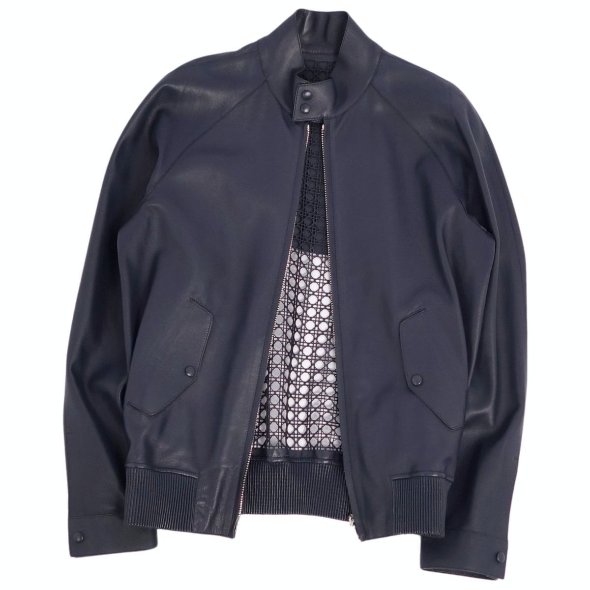 【極希少】【美品】Dior Homme ブラック レザージャケット 極美品 ディオールオム DIOR HOMME ジャケット レザージャケット カナ