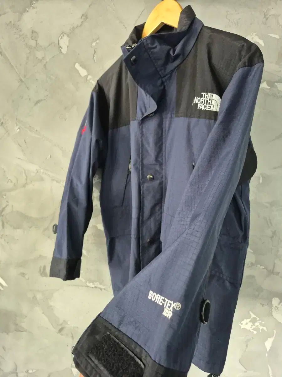 THE NORTH FACE GORE TEX ジャケット ネイビー ブラック レディース 2 XL