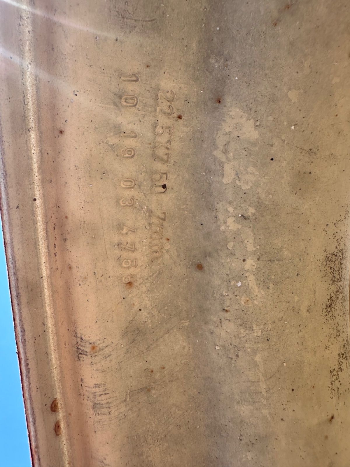 ホイール ２２.５×７.５０