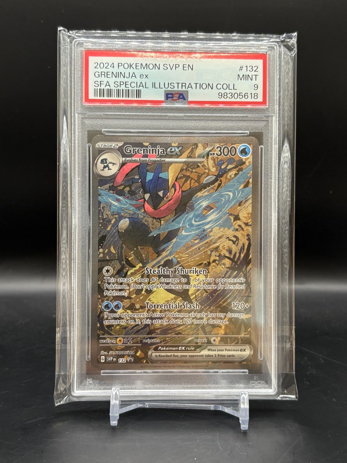 ポケモンカード【PSA 9】海外版ゲッコウガ SVP EN 132 - メルカリ
