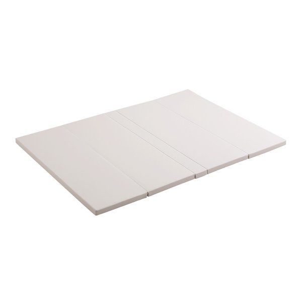 折りたたみ式キッズプレイマット Lサイズ 約160×200cm ベージュ 代引不可