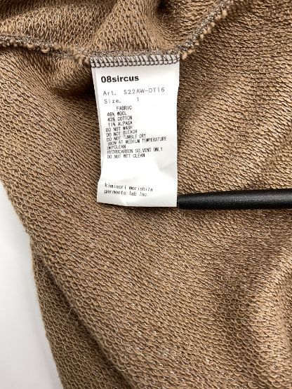 サイズM【新品】08 sircus アルパカシャギーポンチョ ブラウン お値引き交渉大歓迎】未使用 08 sircus ゼロエイトサーカス 1