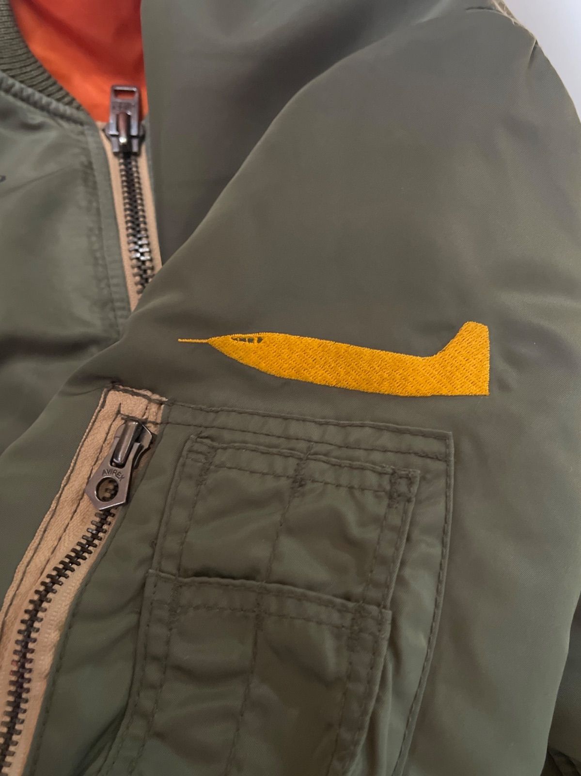 アヴィレックスma1 中綿