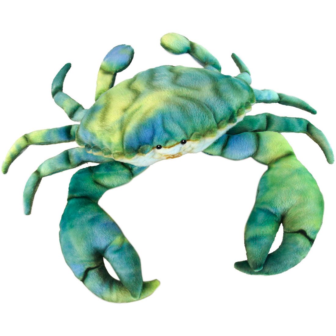 HANSA BH6095 ノコギリガザミ グリーン 35 MUD CRAB 蟹 カニ ドウマンガニ 南国 リアル ぬいぐるみ ハンサ 動物 アニマル 置物 人形 フィギュア 大きい 実物大 大型 ビッグ おすすめ かわいい おしゃ