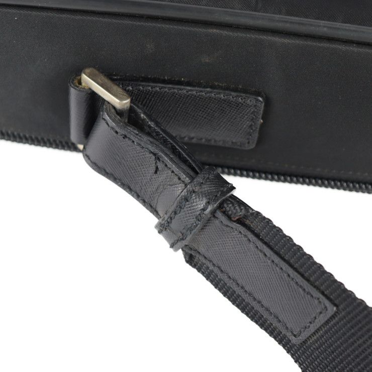 PRADA プラダ ビジネスバッグ V147S ナイロン レザー ブラック 2WAY