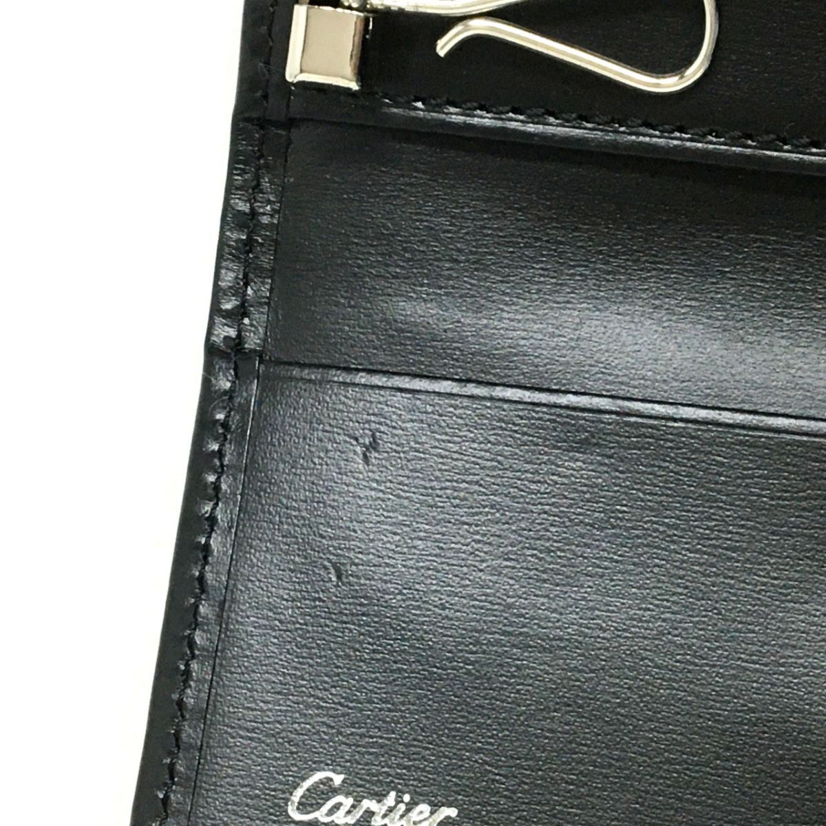 極美品▽Cartier カルティエ パシャ ドゥ カルティエ シルバーロゴ金具