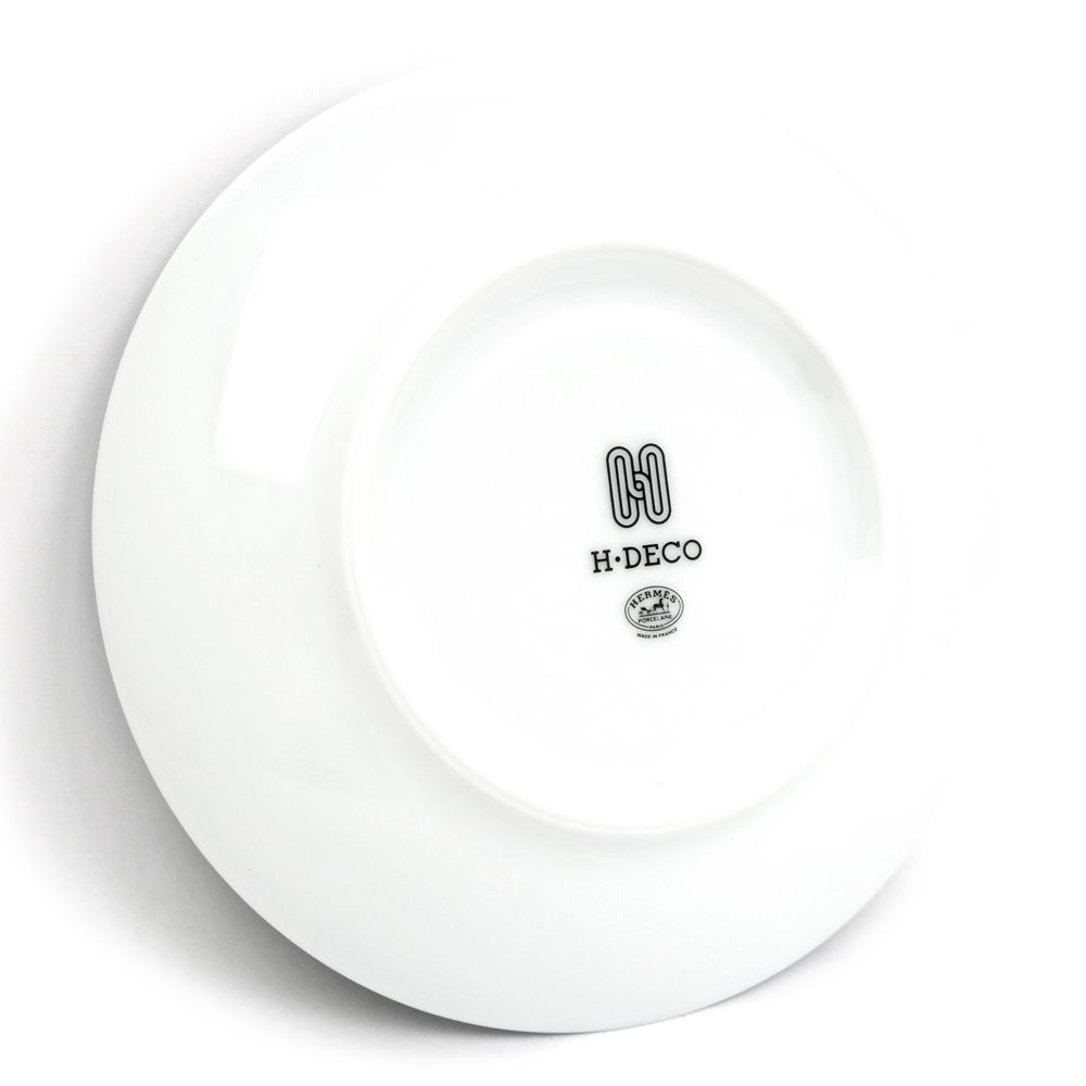 名東】エルメス パンプレート H DECO 2枚セット ホワイト ブラック 皿