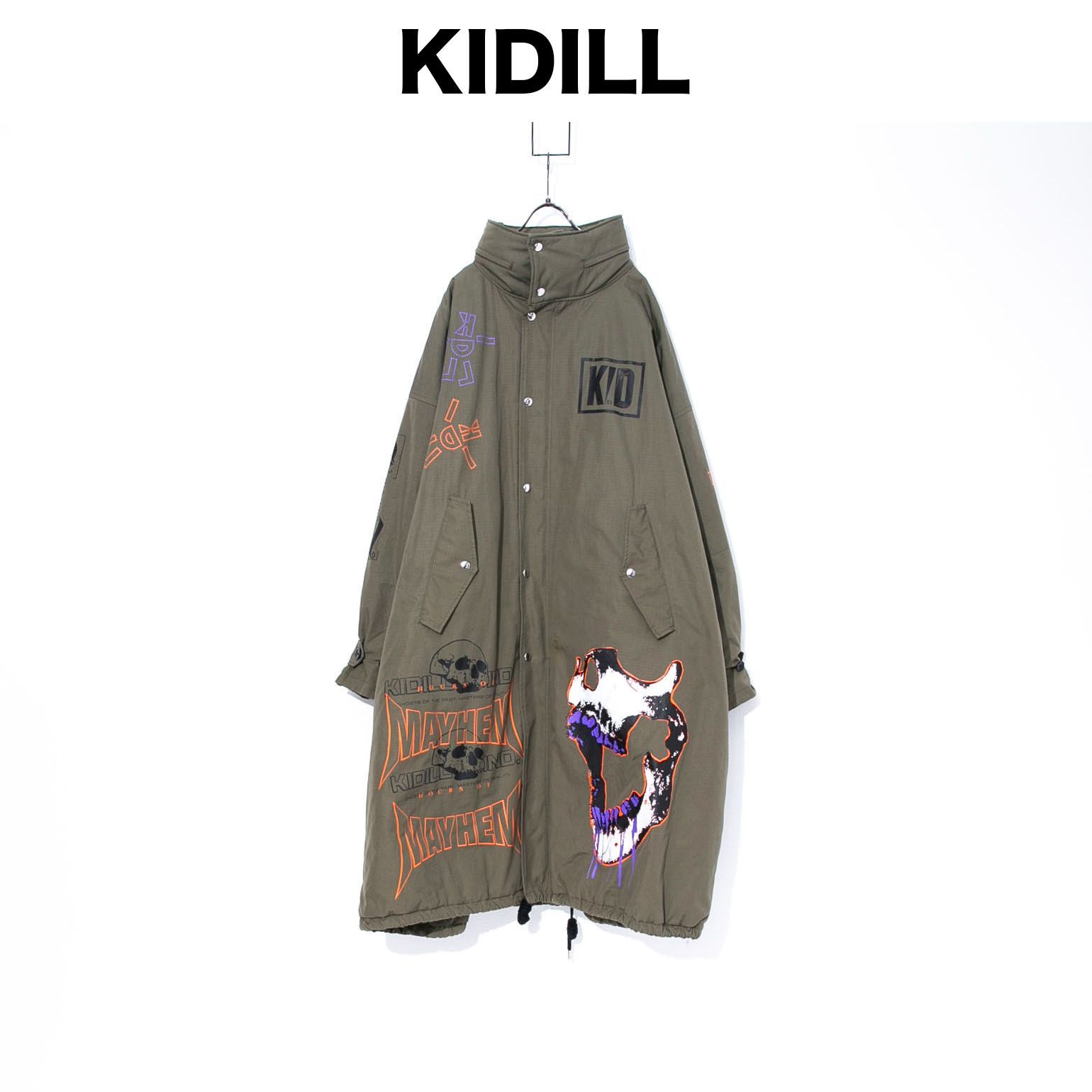 KIDILL　キディル　MODS COAT MULTI PRINTモッズコート